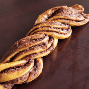 Trenza de chocolate