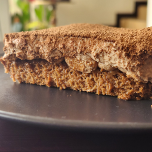 Mocca cake artesanal de café y chocolate - Ambrosía Cuenca