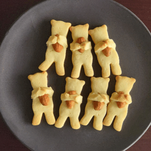 Galletas ositos de mantequilla
